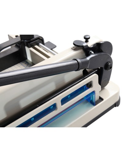 Guillotina q-connect kf14297 manual profesional largo del corte 430 mm capacidad 400 hojas