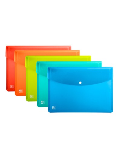 Carpeta oxford urban dossier broche polipropileno din a5 pack de 5 colores surtidos
