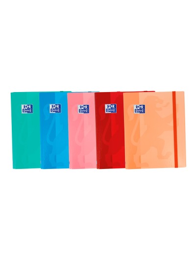 Carpeta de gomas oxford school din a4+ con solapas tapa extradura colores tendencias surtido