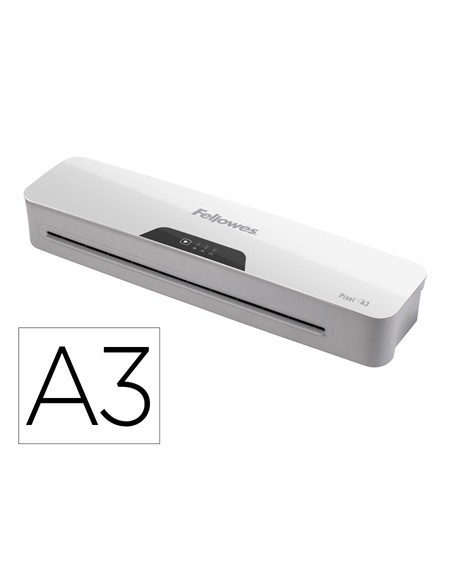 Plastificadora fellowes pixel din a3 2 rodillos sistema antiatasco apagado automatico hasta 125 mc