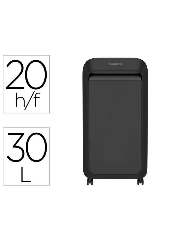 Destructora de documentos fellowes lx221 capacidad de corte 20h seguridad p5 clips grapas y tarjetas 30l negra Destructora de documentos fellowes lx221 capacidad de corte 20h seguridad p5 clips grapas y tarjetas 30l negra