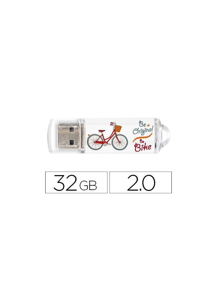 Memoria usb techonetech flash drive 32 gb 2.0 be bike Memoria usb techonetech flash drive 32 gb 2.0 be bike