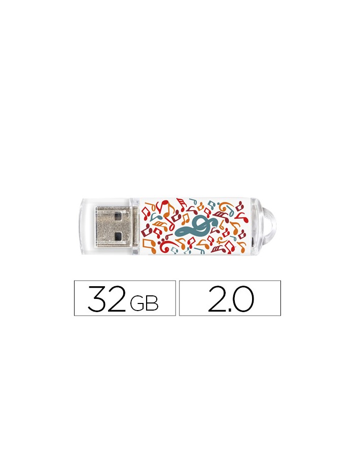 Memoria usb techonetech flash drive 32 gb 2.0 music dream Memoria usb techonetech flash drive 32 gb 2.0 music dream