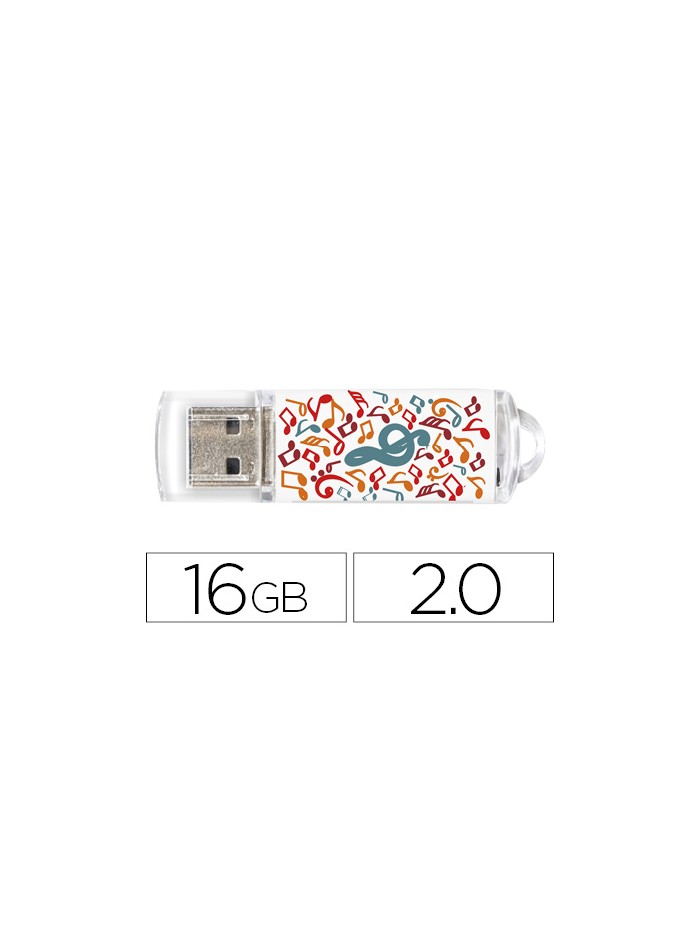 Memoria usb techonetech flash drive 16 gb 2.0 music dream Memoria usb techonetech flash drive 16 gb 2.0 music dream