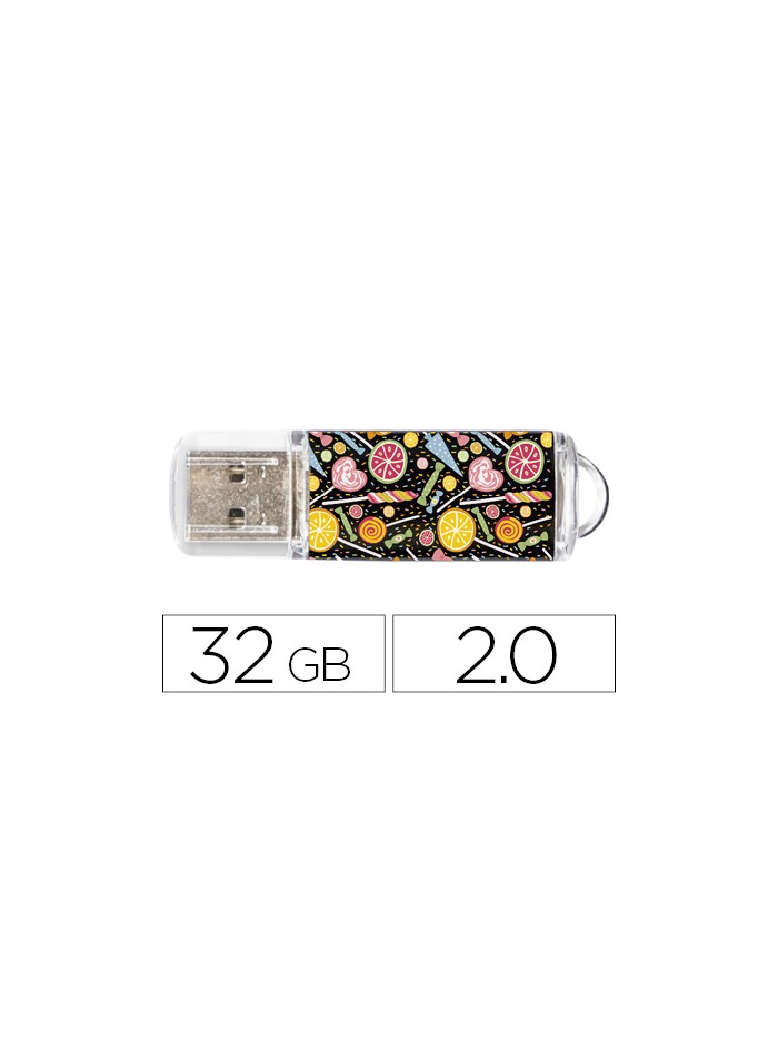 Memoria usb techonetech flash drive 32 gb 2.0 candy pop Memoria usb techonetech flash drive 32 gb 2.0 candy pop
