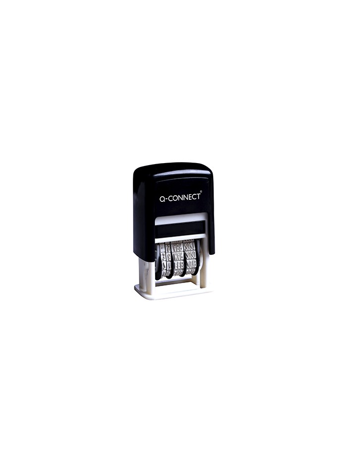 Fechador q-connect entintaje automatico 4 mm color negro Fechador q-connect entintaje automatico 4 mm color negro