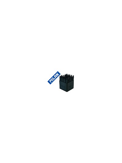 Boligrafo milan p1 retractil 1 mm touch mini negro expositor de 40 unidades