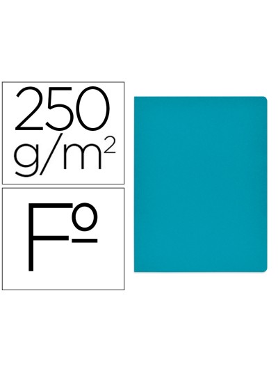Subcarpeta cartulina gio simple intenso folio azul 250g/m2