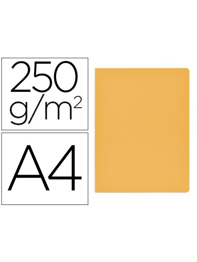 Subcarpeta cartulina gio simple intenso din a4 amarillo 250g/m2