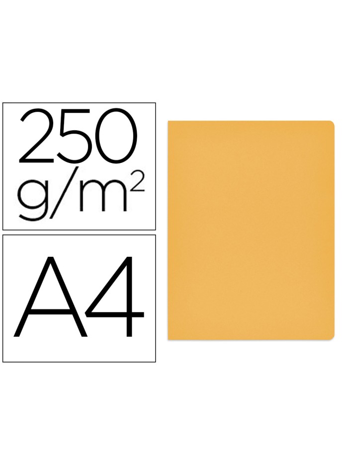 Subcarpeta cartulina gio simple intenso din a4 amarillo 250g/m2 Subcarpeta cartulina gio simple intenso din a4 amarillo 250g/m2