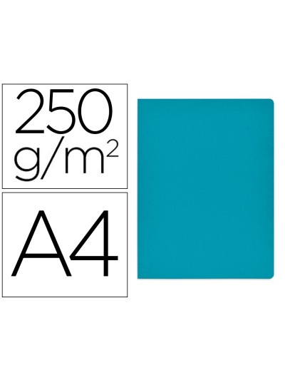 Subcarpeta cartulina gio simple intenso din a4 azul 250g/m2