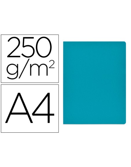 Subcarpeta cartulina gio simple intenso din a4 azul 250g/m2