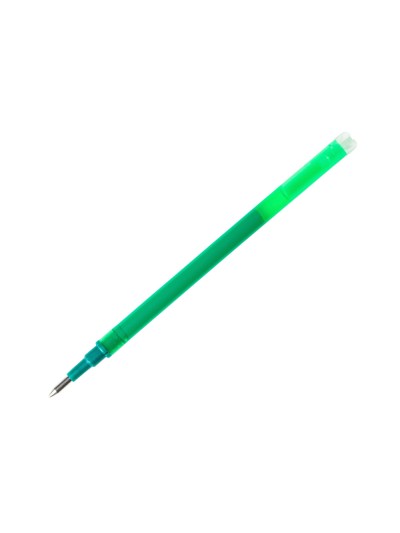 Recambio boligrafo q-connect retractil kf11060 borrable verde caja de 3 unidades