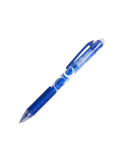 Recambio boligrafo q-connect retractil kf11058 borrable azul caja de 3 unidades
