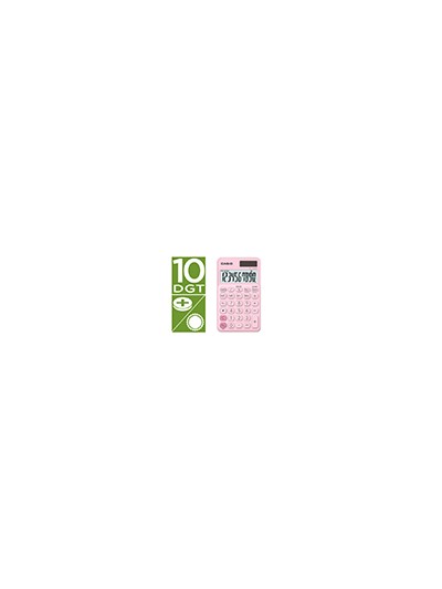 Calculadora casio sl-310uc-pk bolsillo 10 digitos tax +/- tecla doble cero color rosa