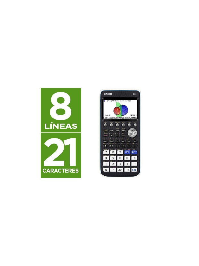 Calculadora casio fx-cg50 cientifica grafica 8 lineas 21 caracteres pantalla color 3d memoria 16 mb conexion usb Calculadora casio fx-cg50 cientifica grafica 8 lineas 21 caracteres pantalla color 3d memoria 16 mb conexion usb
