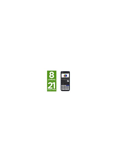 Calculadora casio fx-cg50 cientifica grafica 8 lineas 21 caracteres pantalla color 3d memoria 16 mb conexion usb