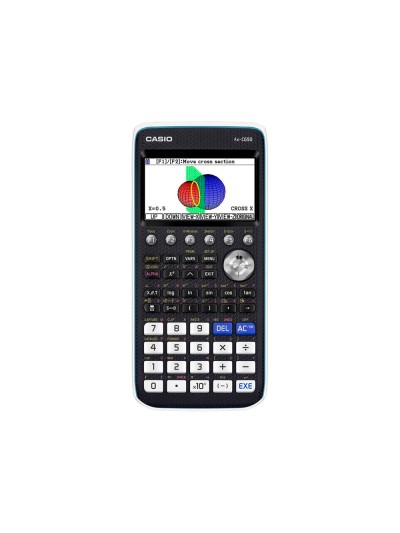 Calculadora casio fx-cg50 cientifica grafica 8 lineas 21 caracteres pantalla color 3d memoria 16 mb conexion usb
