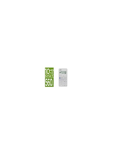 Calculadora casio fx-570sp classwiz iberia cientifica 560funciones 9 memorias 10+2 digitos 5 idiomas con tapa