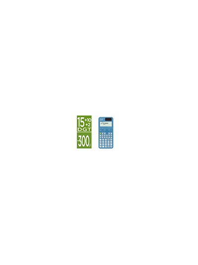 Calculadora casio fx-85sp cw iberia solar cientifica +300 funciones 9 memorias 15+10+2 digitos 16 mb flash con tapa