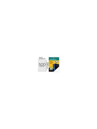 Tapa de encuadernacion fellowes din a4 polipropileno transparente 450 micras pack de 100 unidades