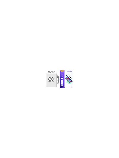Bolsa de plastificar fellowes mate din a4 80 mc pack 100 unidades