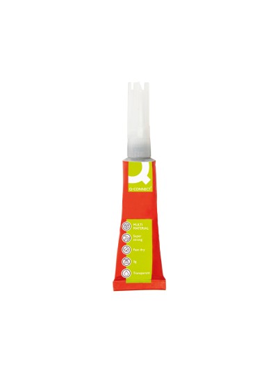 Pegamento q-connect adhesivo instantaneo fuerte 3 gr unidad