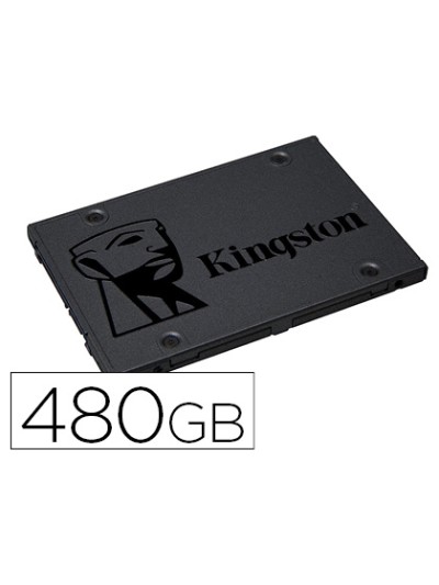Disco duro ssd kingston 2,5/' interno sa400s37 480 gb