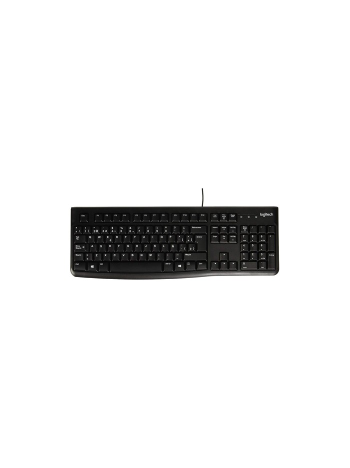 Teclado logitech k120 usb 2.0 con cable negro Teclado logitech k120 usb 2.0 con cable negro