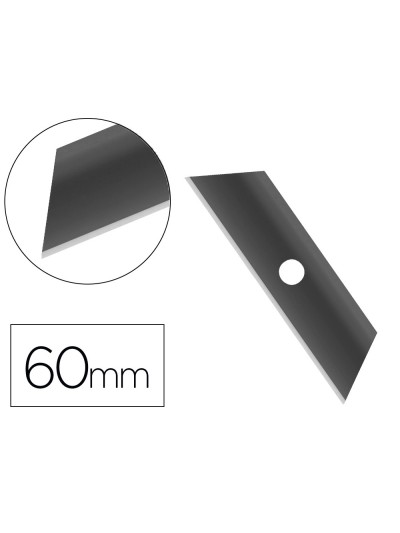 Repuesto cuter q-connect ancho para modelo kf14624 cuchilla 18 mm blister 5 unidades