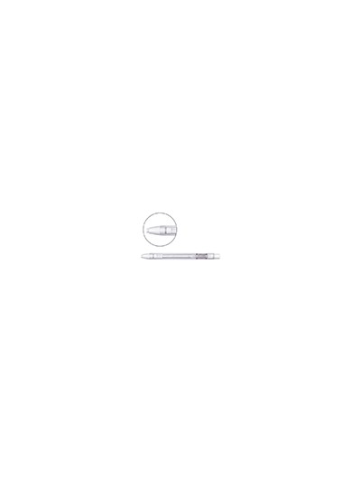 Portagomas q-connect con clip punta goma blanca redonda color blanco 5x90 mm