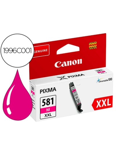 Ink-jet canon 581 xxl ts9550 / ts705 magenta 830 paginas