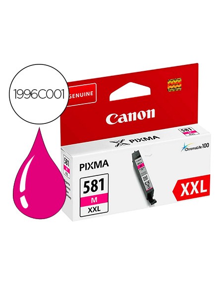 Ink-jet canon 581 xxl ts9550 / ts705 magenta 830 paginas