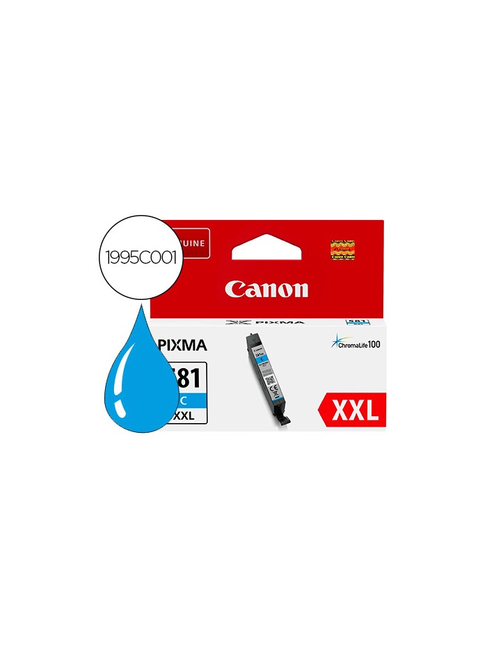 Ink-jet canon 581 xxl ts9550 / ts705 cian 830 paginas Ink-jet canon 581 xxl ts9550 / ts705 cian 830 paginas