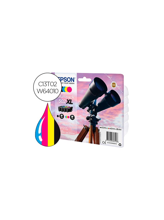 Ink-jet epson 502 xl xp-5105 multipack negro amarillo cian y magenta Ink-jet epson 502 xl xp-5105 multipack negro amarillo cian y magenta