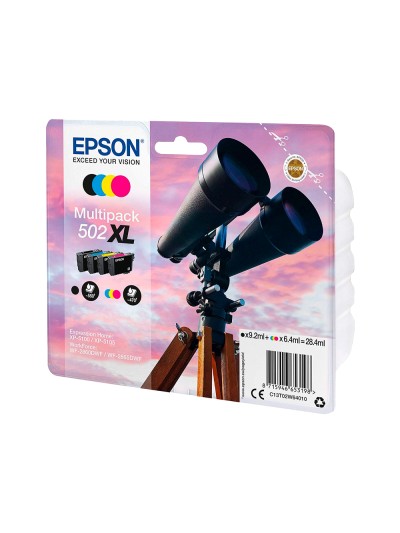 Ink-jet epson 502 xl xp-5105 multipack negro amarillo cian y magenta