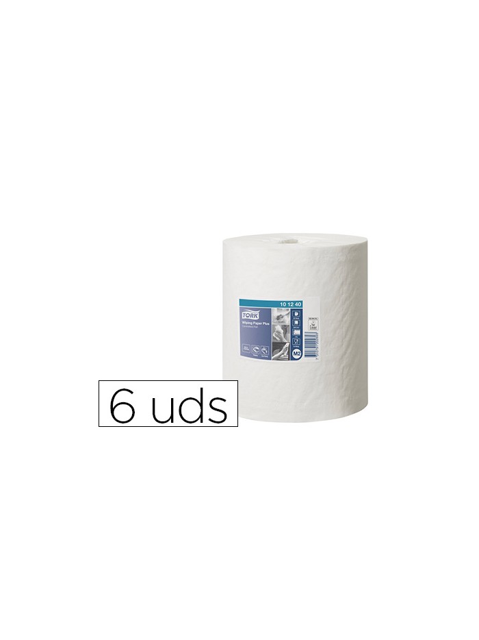 Papel secamanos tork extra ancho 215 mm largo 160 mt 2 capas para dispensador m2 paquete de 6 unidades Papel secamanos tork extra ancho 215 mm largo 160 mt 2 capas para dispensador m2 paquete de 6 unidades
