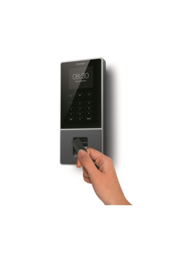Controlador de presencia safescan timemoto tm-626 con codigo pin tarjeta rfid o huella hasta 200 usuarios