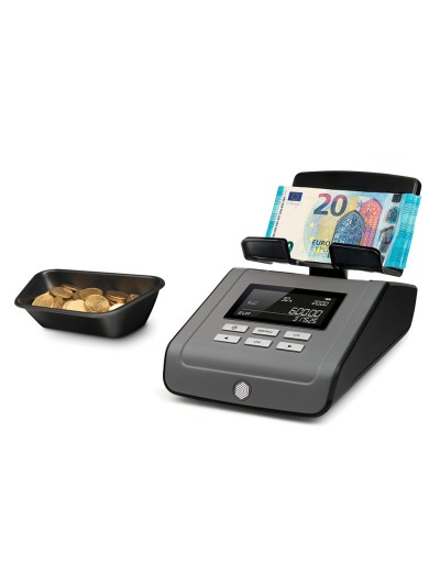 Balanza contadora de dinero safescan 6165 cuenta monedas billetes cartuchos de monedas y fajos de billetes