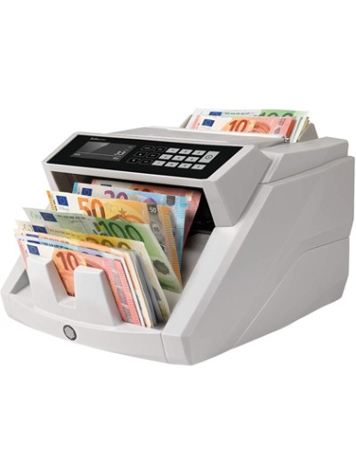 Detector contador de billetes falsos safescan 2465s 7 puntos de verificacion funcion añadir y de fajos