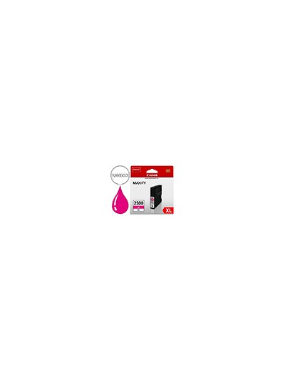 Ink-jet canon pgi 2500 xl maxify ib4050 / mb5050 / mb5150 / mb5155 / mb5350 / mb5450 magenta 1295 paginas