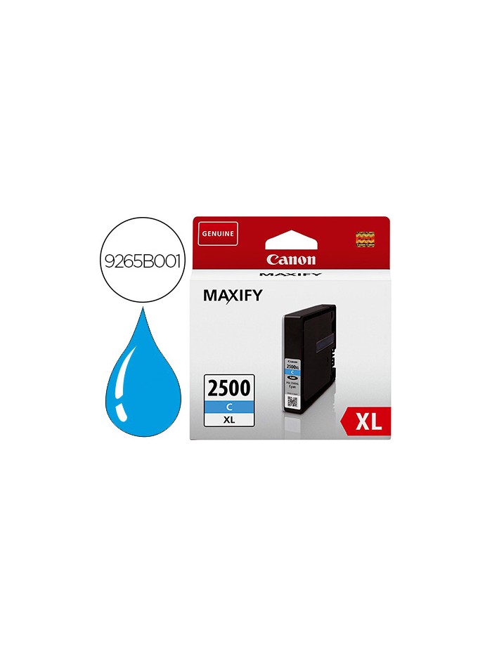 Ink-jet canon pgi 2500 xl maxify ib4050 / mb5050 / mb5150 / mb5155 / mb5350 / mb5450 cian 1755 paginas Ink-jet canon pgi 2500 xl maxify ib4050 / mb5050 / mb5150 / mb5155 / mb5350 / mb5450 cian 1755 paginas