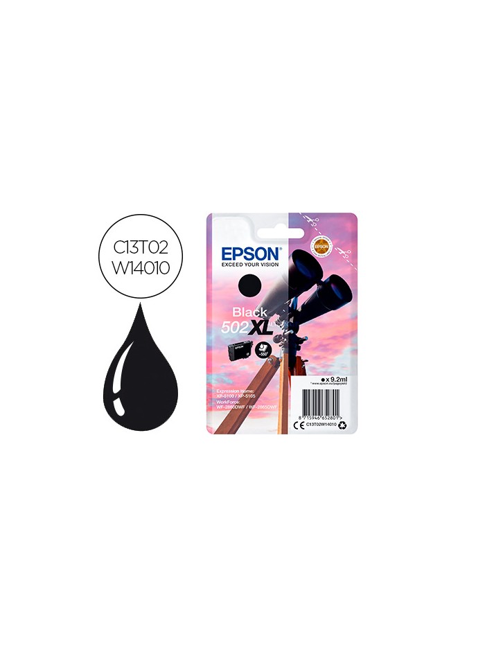 Ink-jet epson 502 xl expression home xp 5100 / 5105 workforce wf 2860 / 2860dwf negro 550 paginas Ink-jet epson 502 xl expression home xp 5100 / 5105 workforce wf 2860 / 2860dwf negro 550 paginas