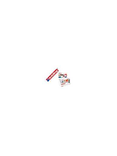 Rotulador edding punta fibra 1200 caja metalica 20 colores surtidos exp.8 unidades + 8 blister 4 edding 1340 regalo