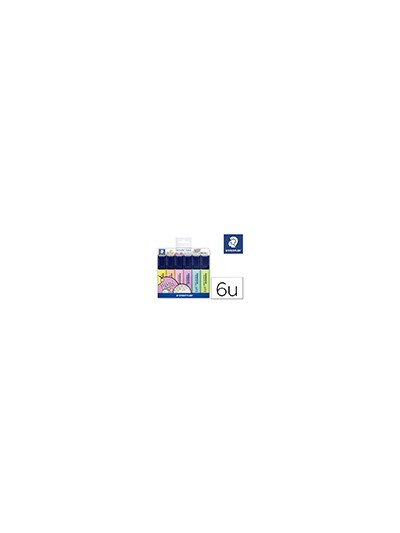 Rotulador textsurfer classic 364 pastel & vintage bolsa de 6 unidades colores surtidos