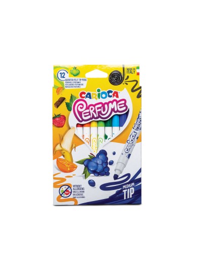 Rotulador carioca perfume xplosion caja de 12 unidades colores surtidos