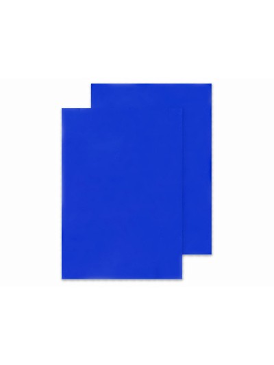 Tapa de encuadernacion q-connect pvc din a4 opaca azul 180 micras caja de 100 unidades