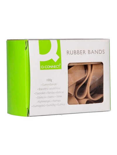 Bandas elasticas q-connect 100 gr 150x10 mm numero 15