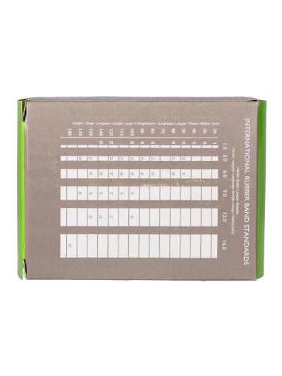 Bandas elasticas q-connect 100 gr 120x10 mm numero 12