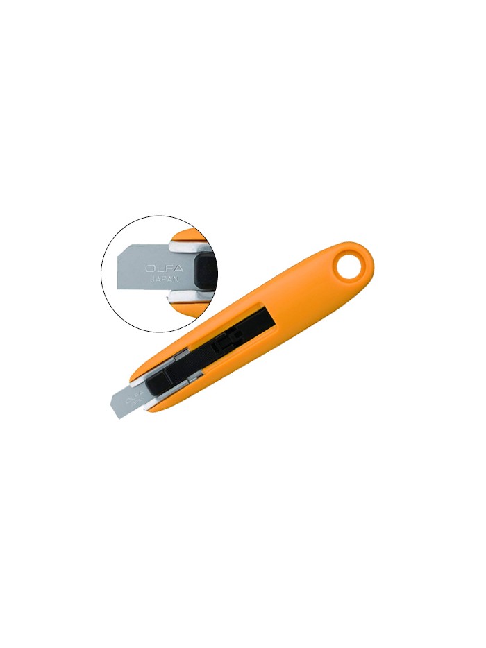 Cuter olfa mini plastico cuchilla ancha 12,5 mm retractil apto para zurdos Cuter olfa mini plastico cuchilla ancha 12,5 mm retractil apto para zurdos